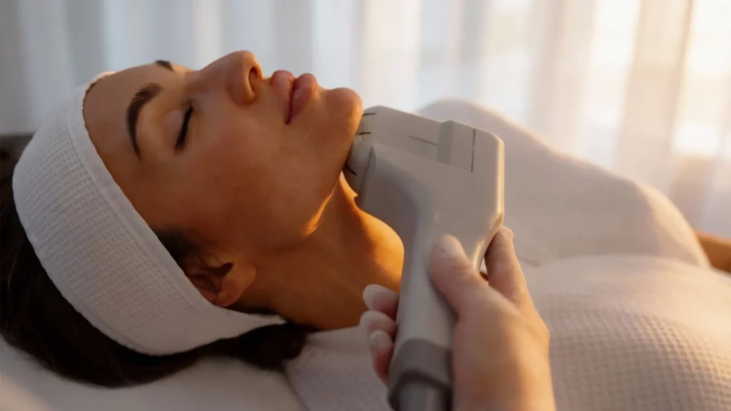 HIFU facial en clínica estética en Málaga para reafirmar el rostro y redefinir el óvalo facial sin cirugía