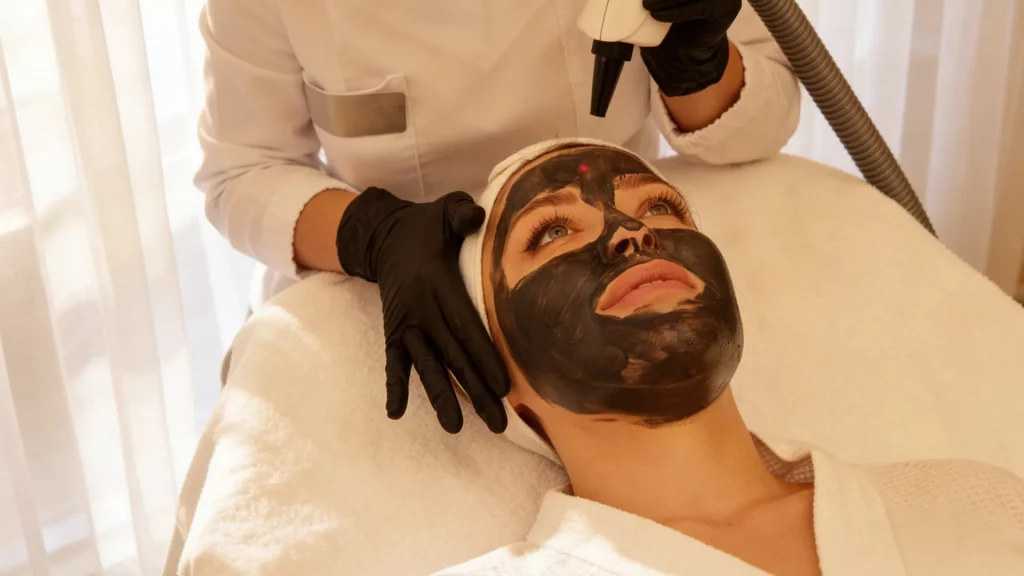 Facial Hollywood Peeling Láser en clínica estética en Málaga para piel luminosa y poros visiblemente afinados