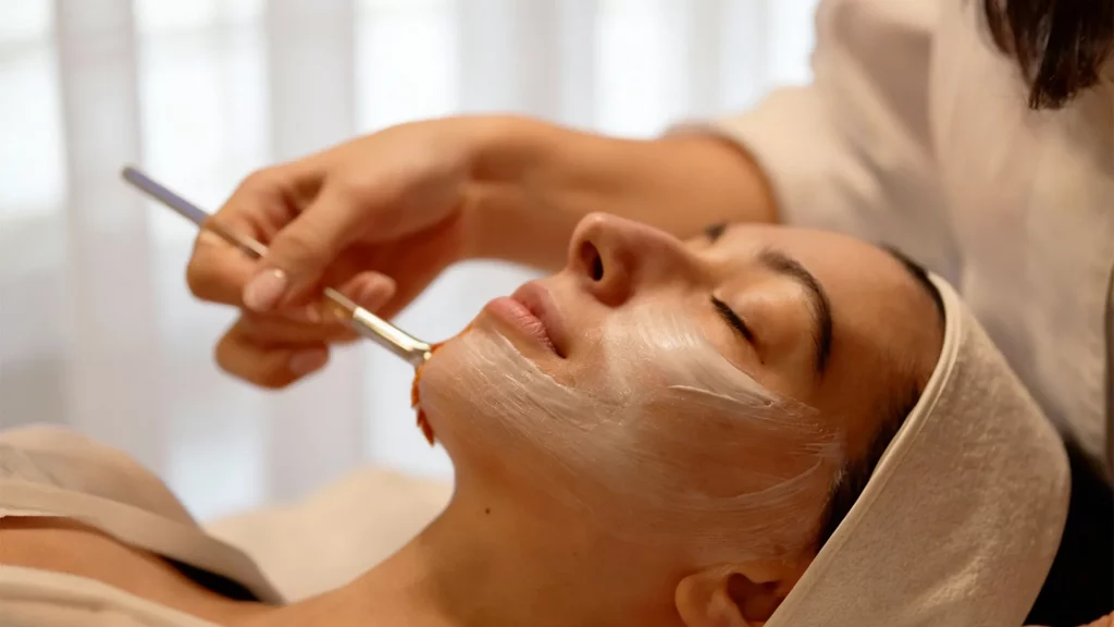 Peeling químico facial en clínica estética en Málaga para renovar la piel y mejorar su textura y luminosidad